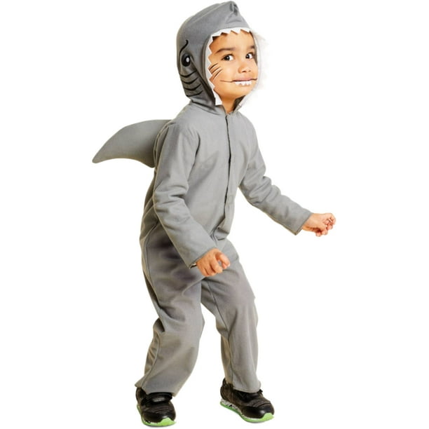 Infant & Toddler Boys Gray Shark Halloween Costume Jumpsuit 18-24M Infant & Toddler Boys Gray Shark Halloween Costume Jumpsuit 18-24M